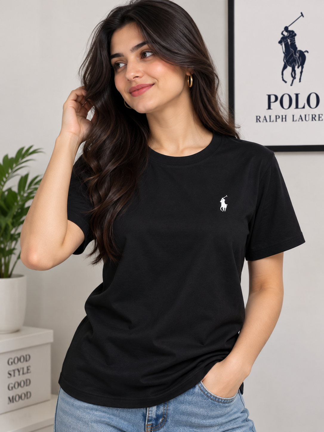 Women Pony Horse Black