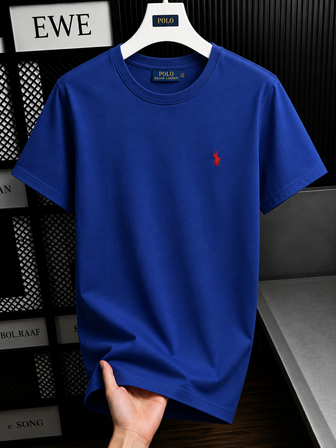 Women Pony Horse Royal Blue