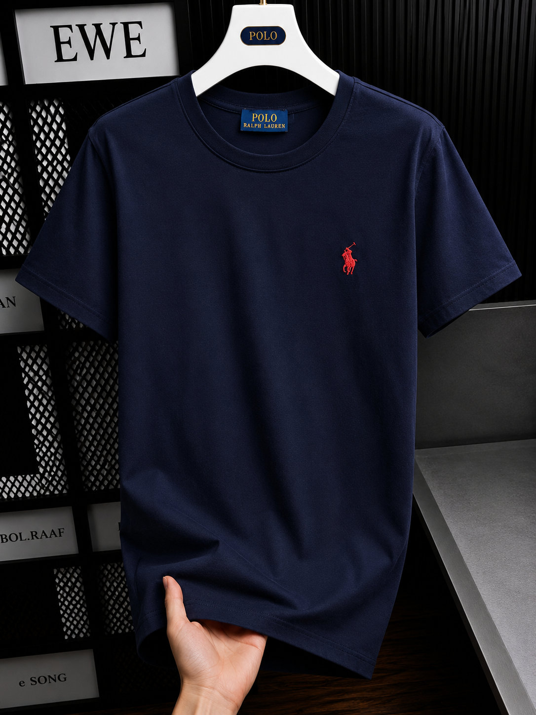 Women Pony Horse Navy