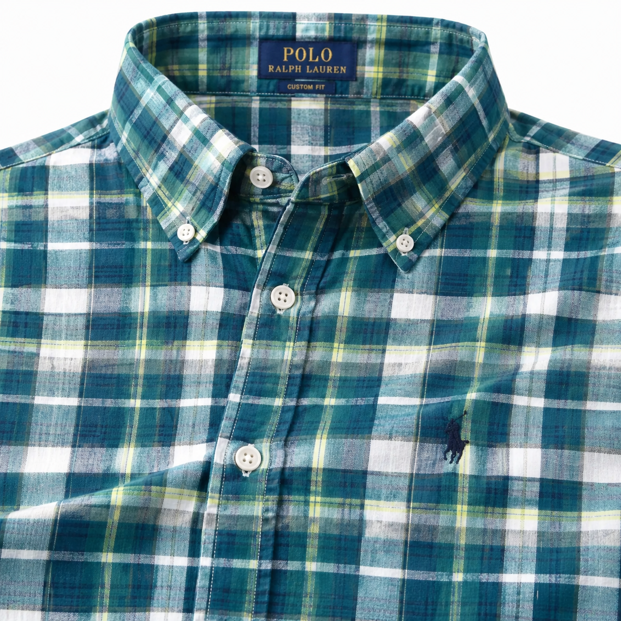 RL Madras cotton green checks (super soft)