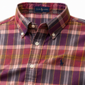 RL Madras cotton purple checks (super soft)