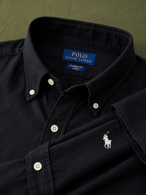 ABD Black LINEN Shirt