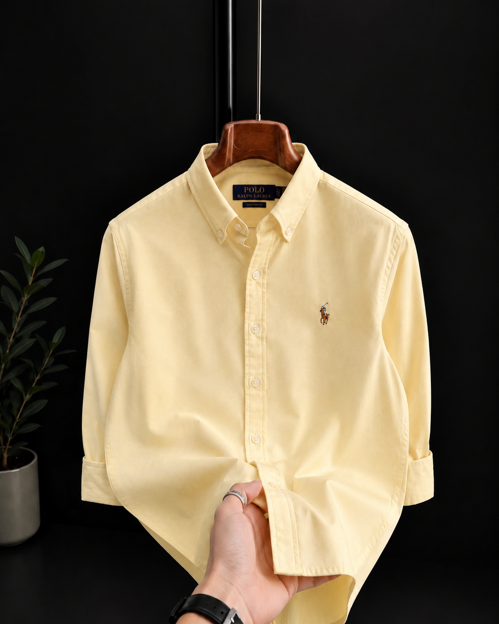Yellow Shirt Multi Logo