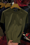 Women Pony Horse Olive Tshirt
