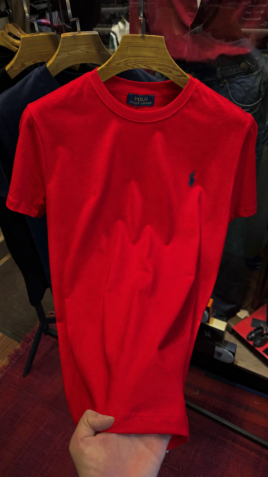 Women Pony Horse Red Tshirt