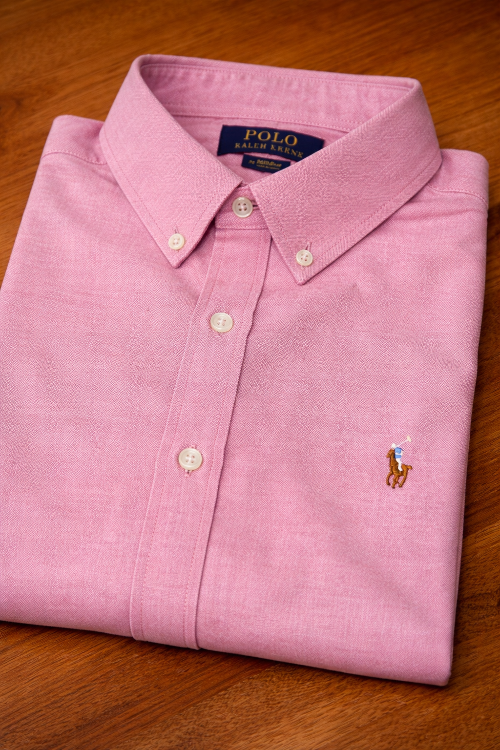 Peach Shirt Multi Logo