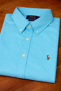 Aqua Blue Shirt Multi Logo