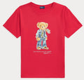 Women TEDDY BEAR T-SHIRT Tomato Red