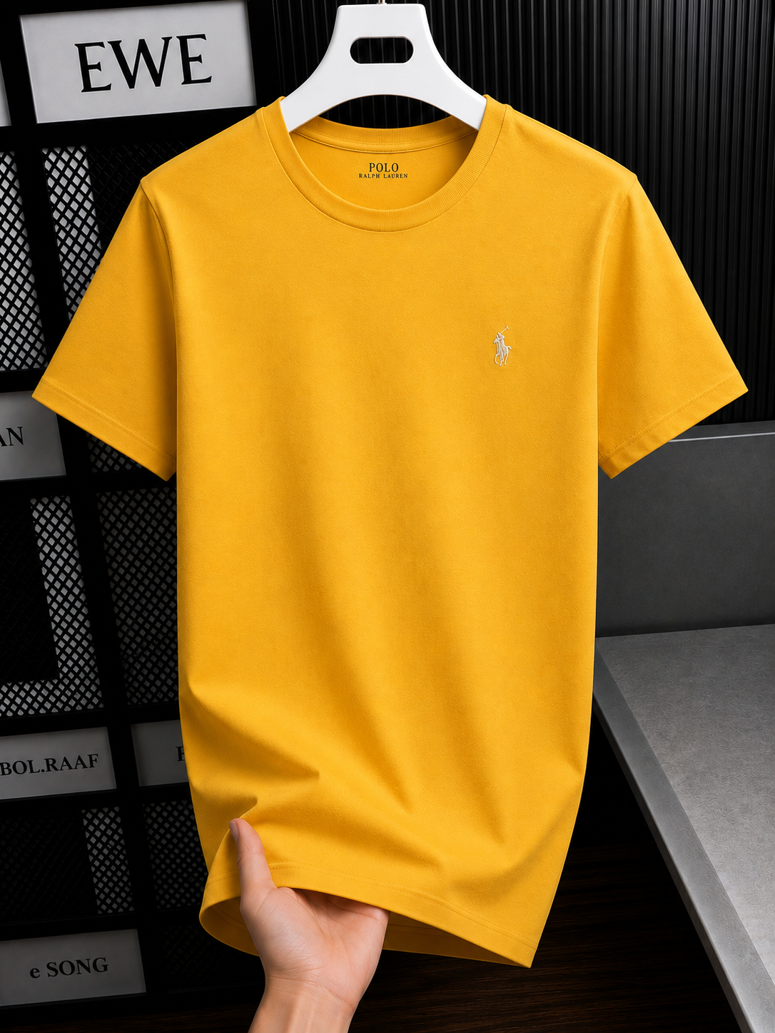 ABD Mustard Yellow pony tshirt