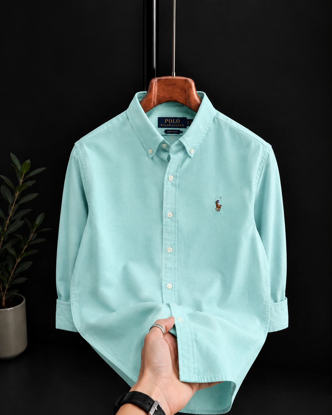 MINT GREEN Oxford Multi Logo