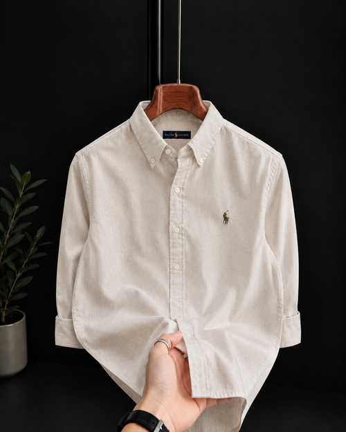 ABD Cream LINEN Shirt