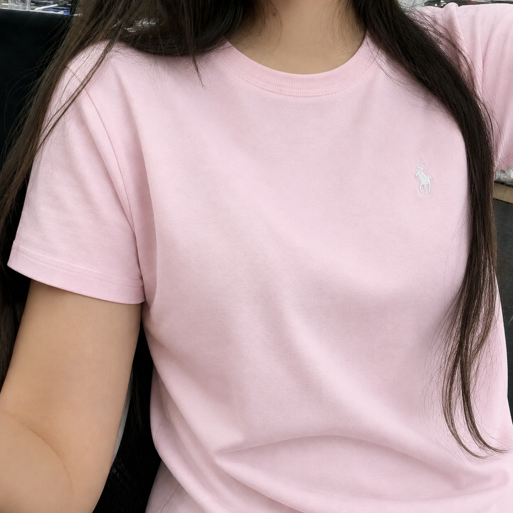 Women Pony Horse Pink Tshirt