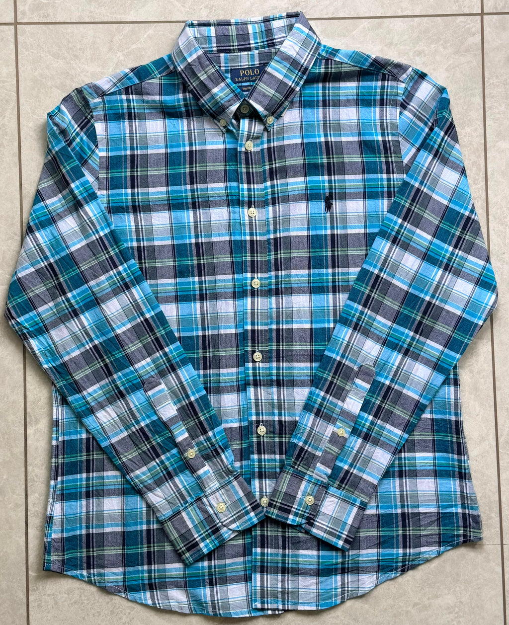 RL Madras cotton Blue checks (super soft)