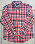 RL Madras cotton Red Blue 2 checks (super soft)