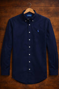 Navy Oxford Multi Logo